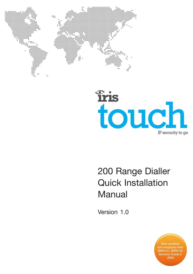 Chiron Technology IRIS Touch 200 Range Operating and maintenance instructions
