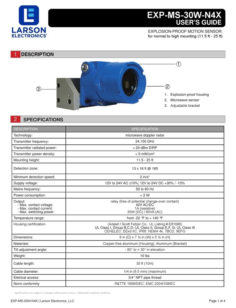 Larson Electronics EXP-MS-30W-N4X User manual