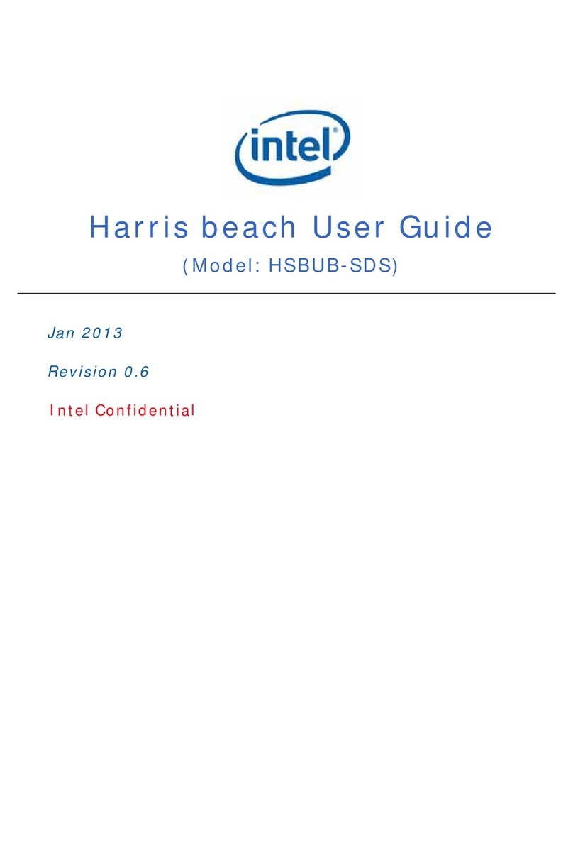 Intel Harris beach HSBUB-SDS User manual Intel Harris beach HSBUB-SDS User manual