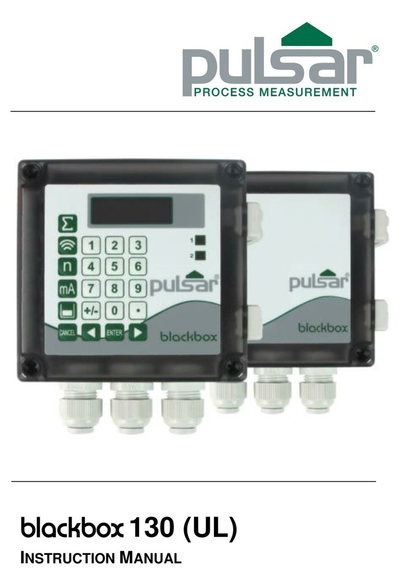Pulsar blackbox 130 User manual