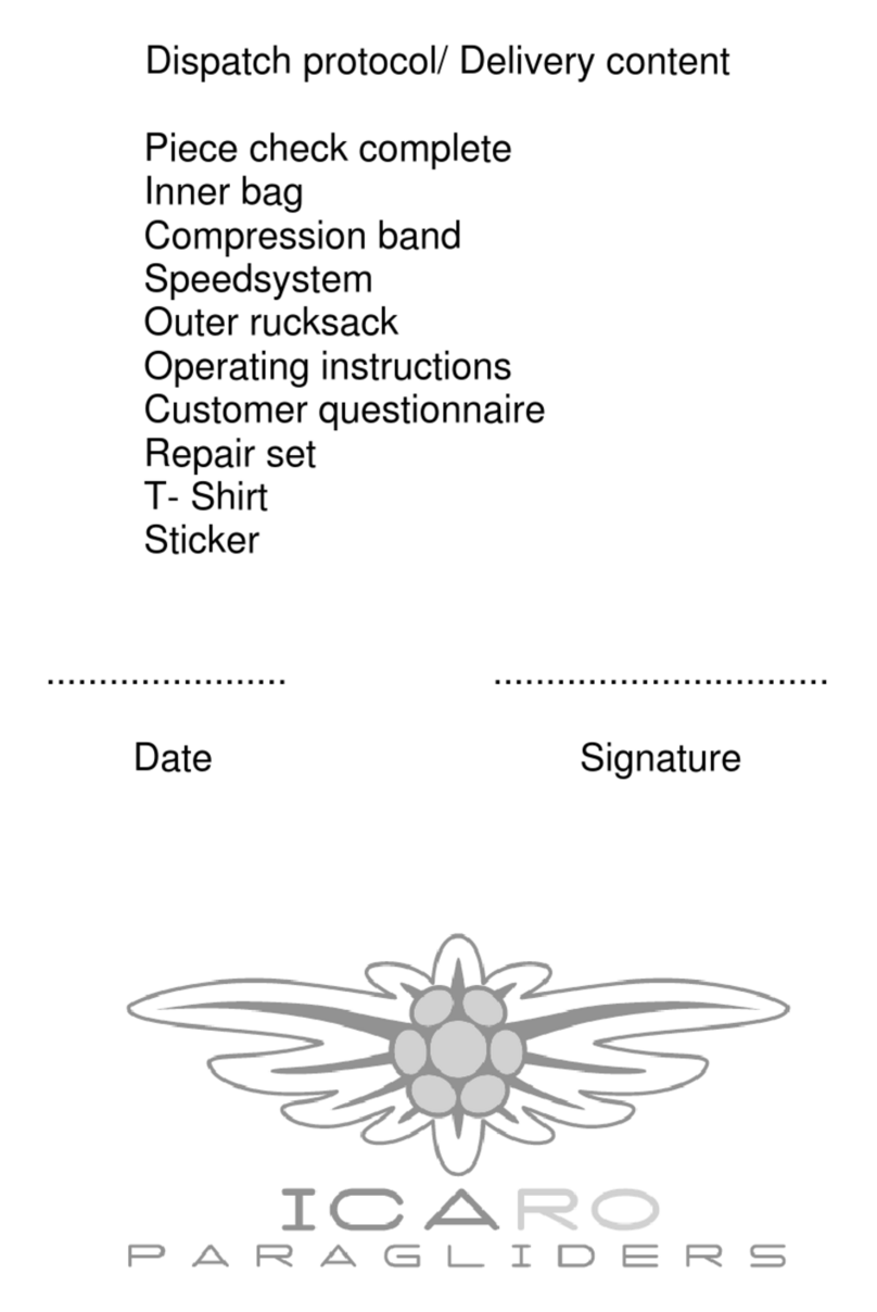 ICARO paragliders OXYGEN manual