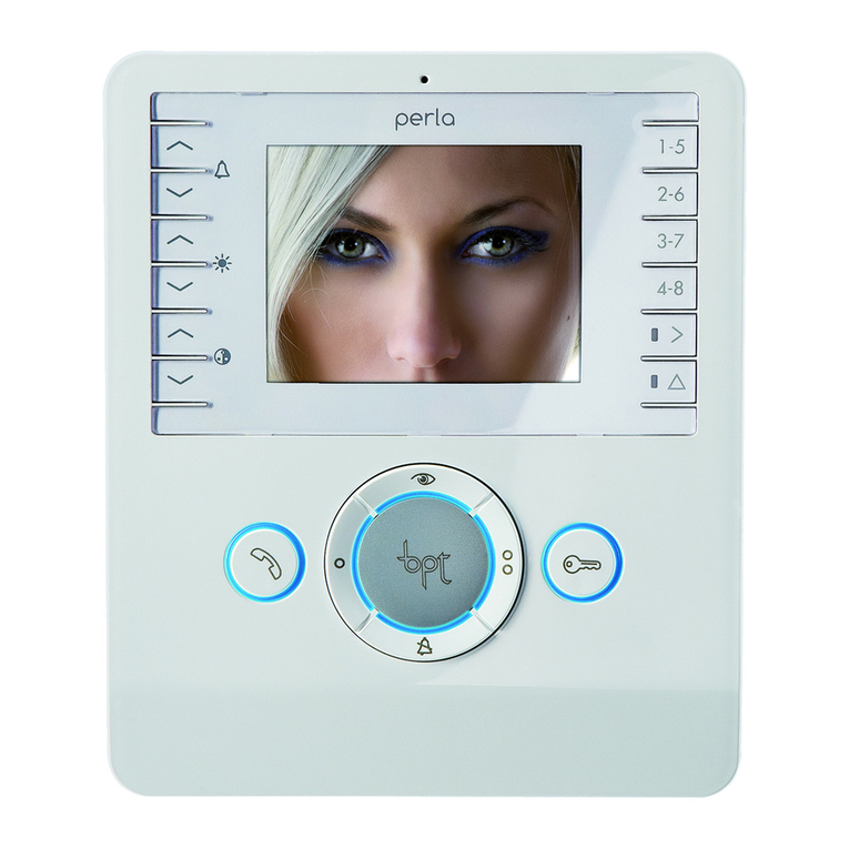Bpt Perla PEV User manual