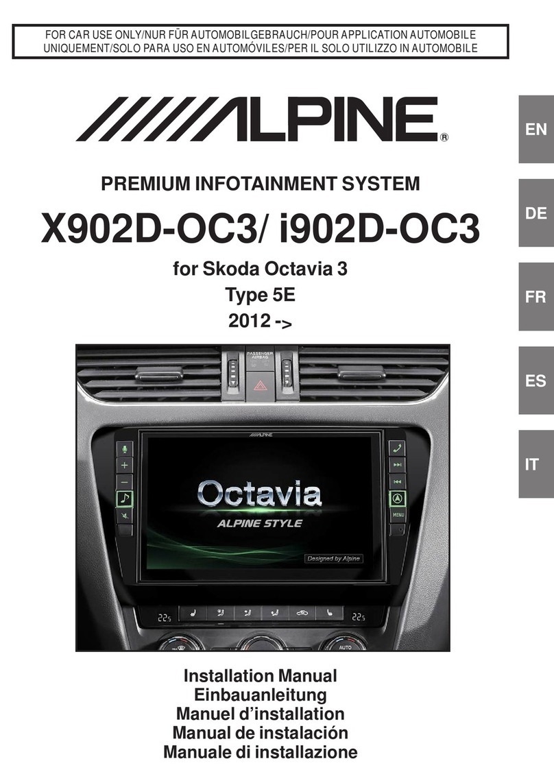 Alpine X902D-OC3 User manual