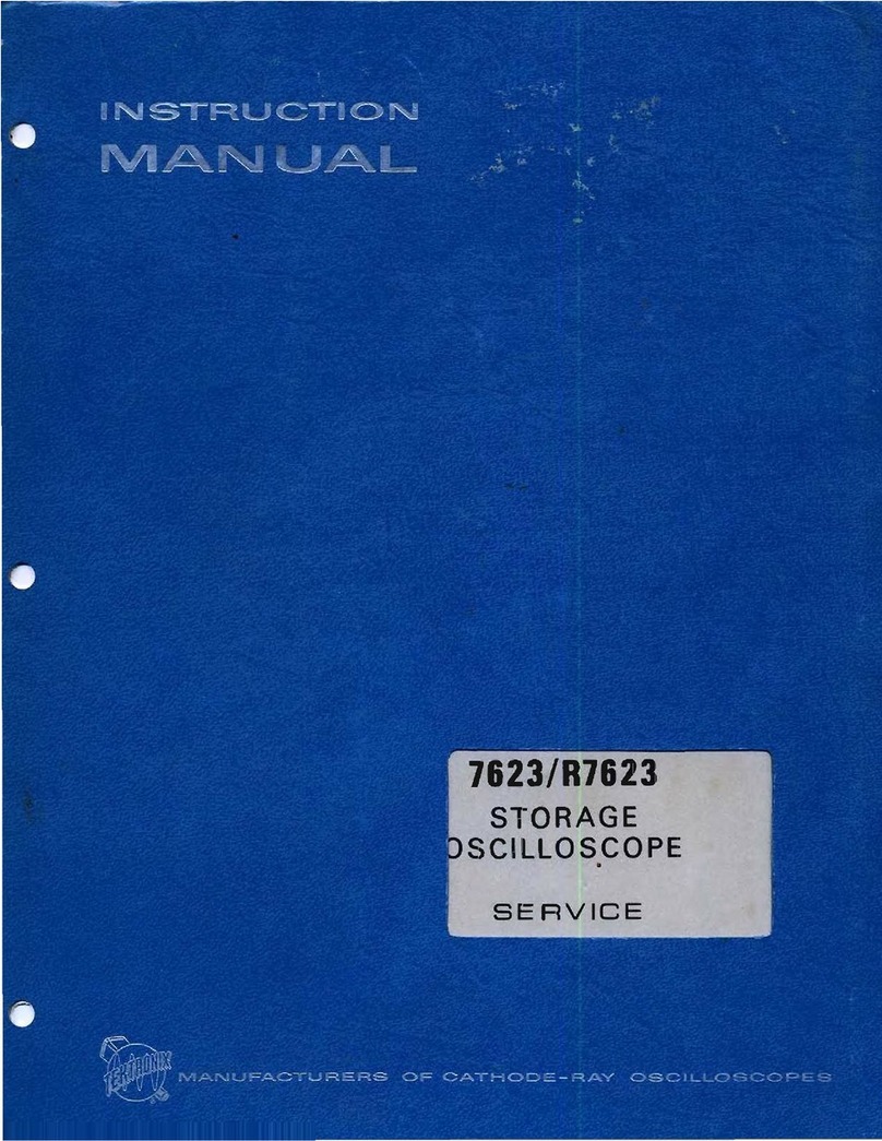 Tektronix 7623 User manual