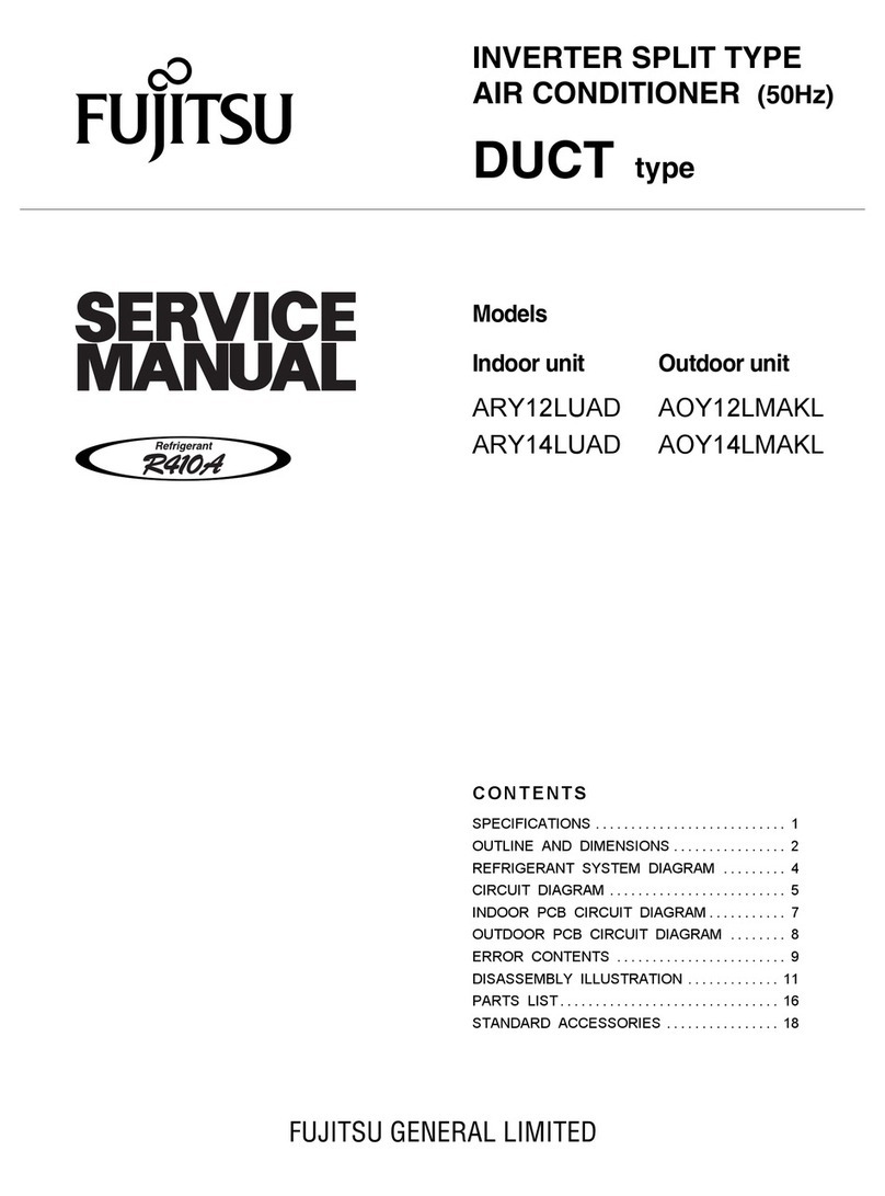Fujitsu ARY12LUAD User manual