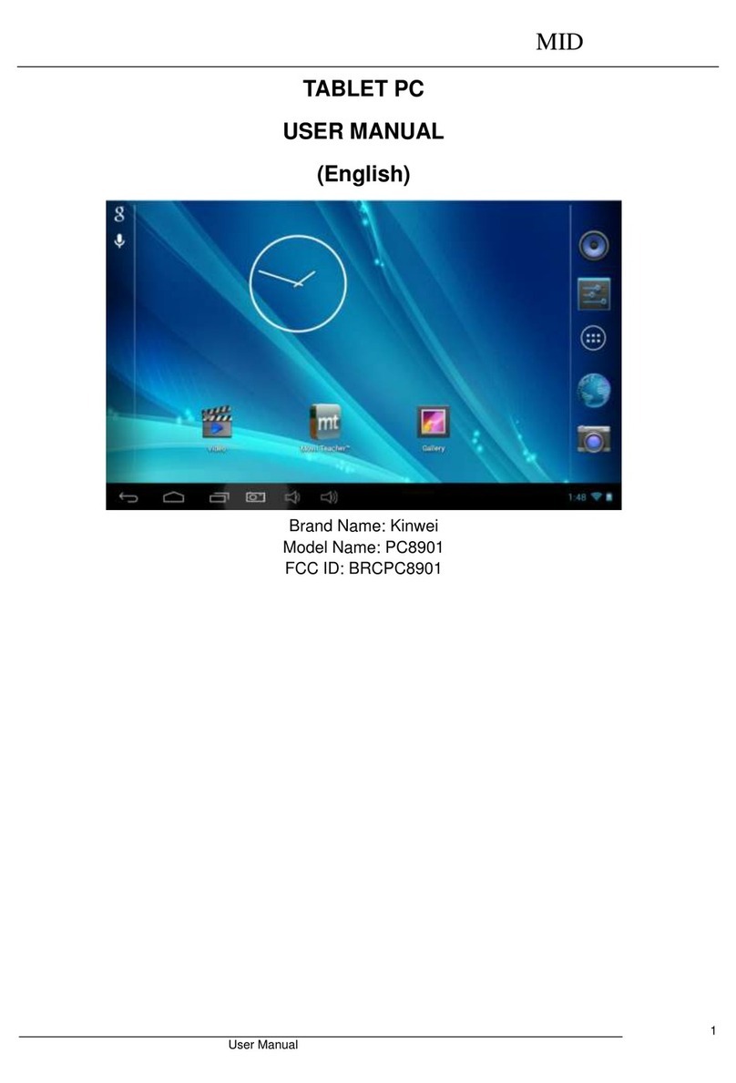 Kinwei PC8901 User manual