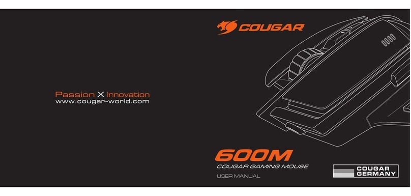 COUGAR 600M user manual