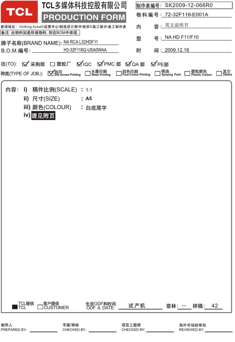 TTE Technology L32HDF11 user guide