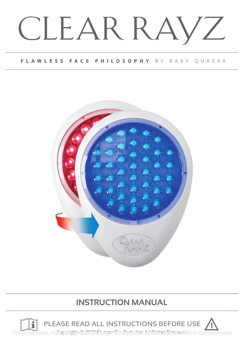 Quasar Clear Rayz instruction manual