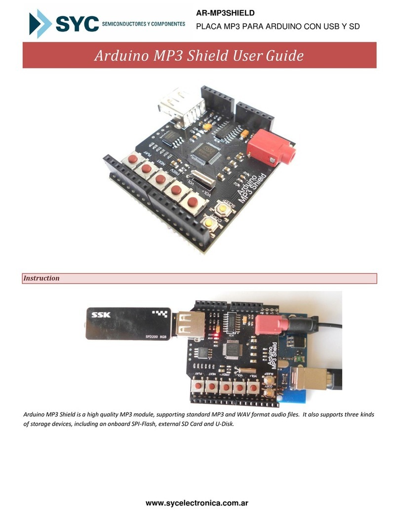SYC AR-MP3SHIELD user guide