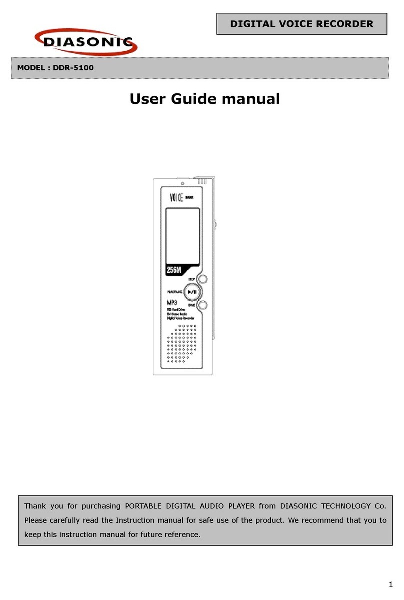 Diasonic DDR-5100 User manual Diasonic DDR-5100 User manual