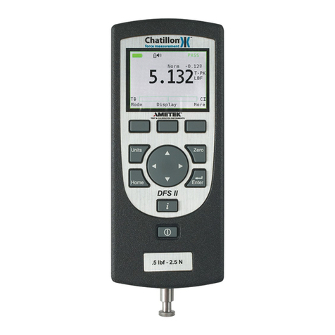 Chatillon DFS II-R-ND user manual