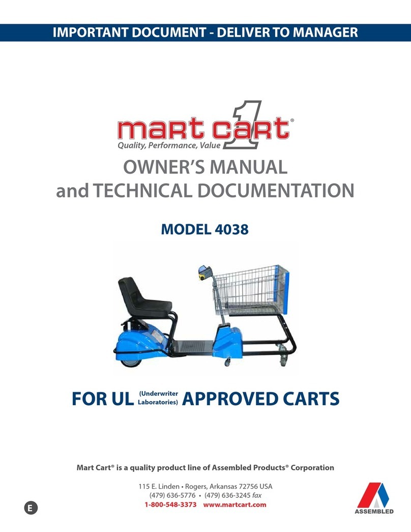 Mart Cart 4038 owner's manual