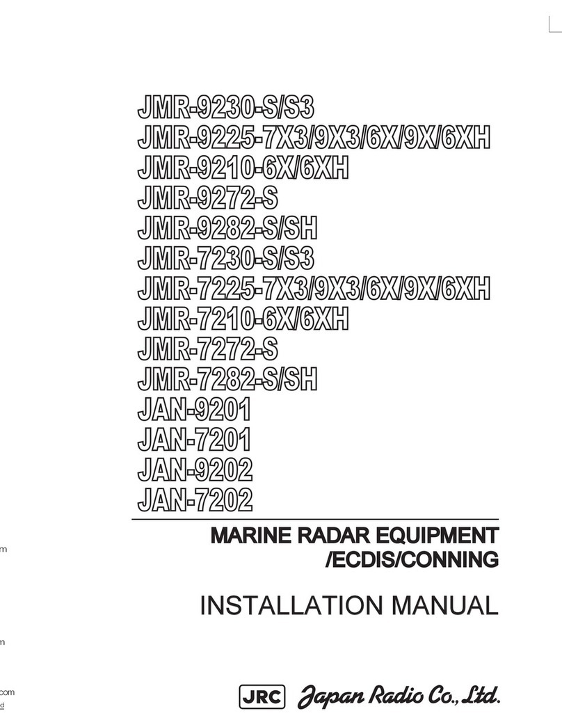 JRC JMR-9230-S installation manual
