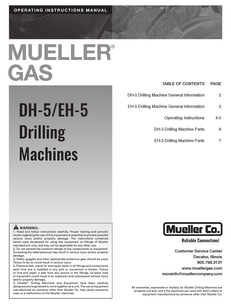 Mueller DH-5 Operating instructions manual