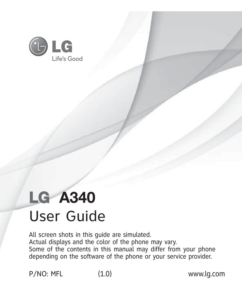 LG A340 User manual