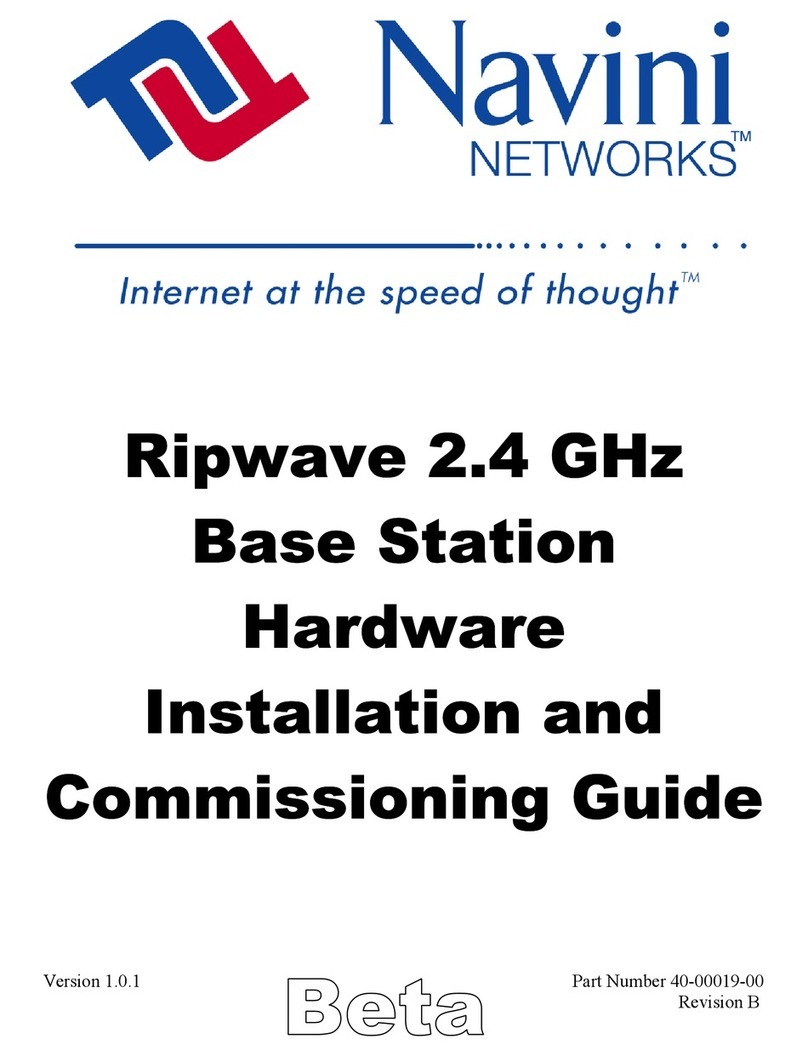 Navini Networks Ripwave Hardware installation and commissioning guide