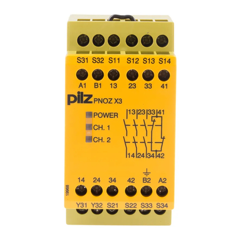 Pilz PNOZ X3 operating instructions