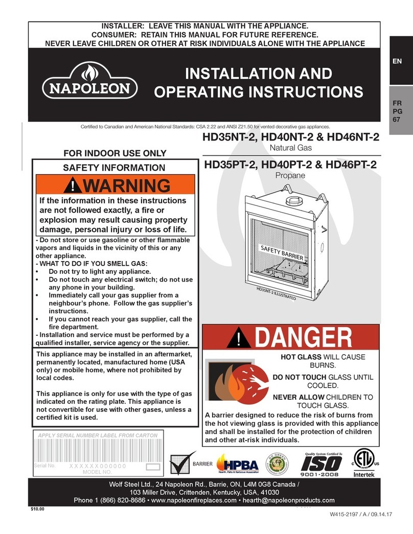 Napoleon HD35NT-2 User manual Napoleon HD35NT-2 User manual