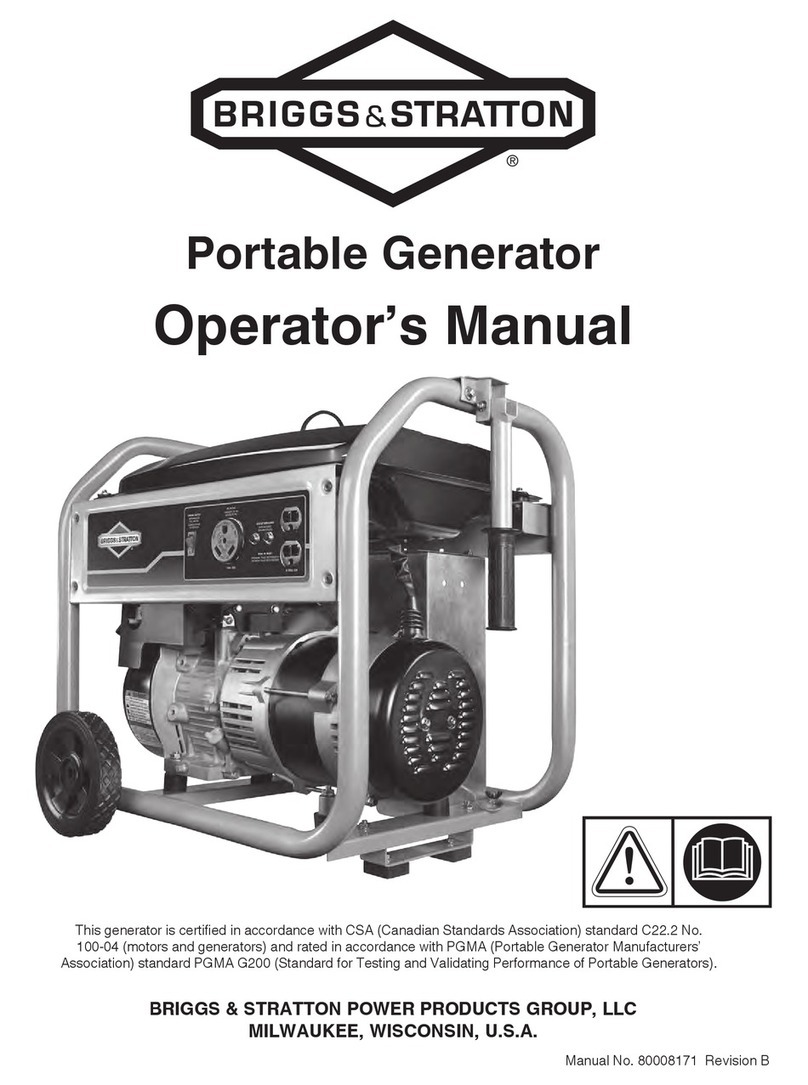 Briggs & Stratton 030547-01 Operator's manual