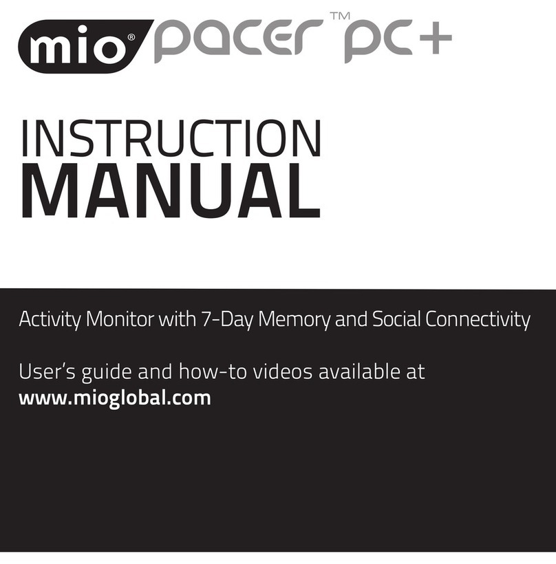 Mio Pacer PC+ instruction manual