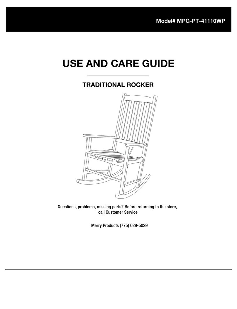 Merry Product MPG-PT-41110WP Use and care guide Merry Product MPG-PT-41110WP Use and care guide