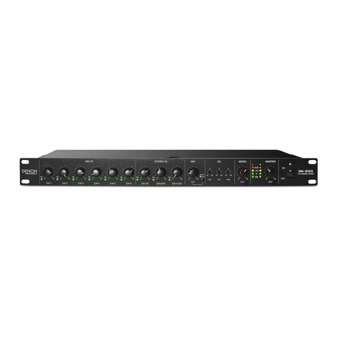 Denon DN-312X User manual
