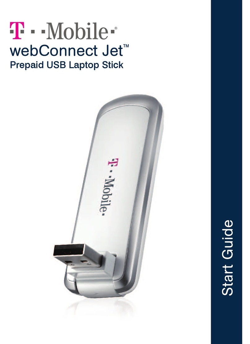 T-Mobile webConnect Jet User manual