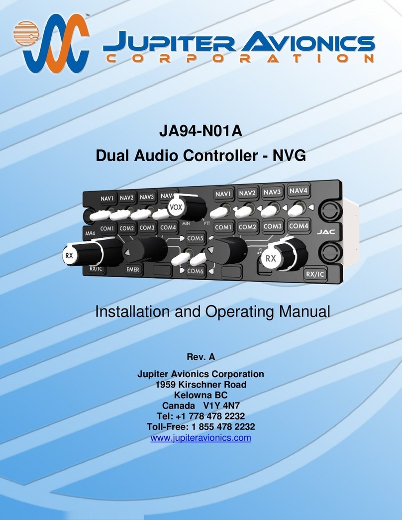 Jupiter Avionics JA94-N01A User manual