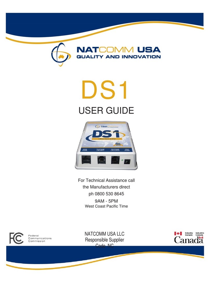 NatComm DS1 User manual
