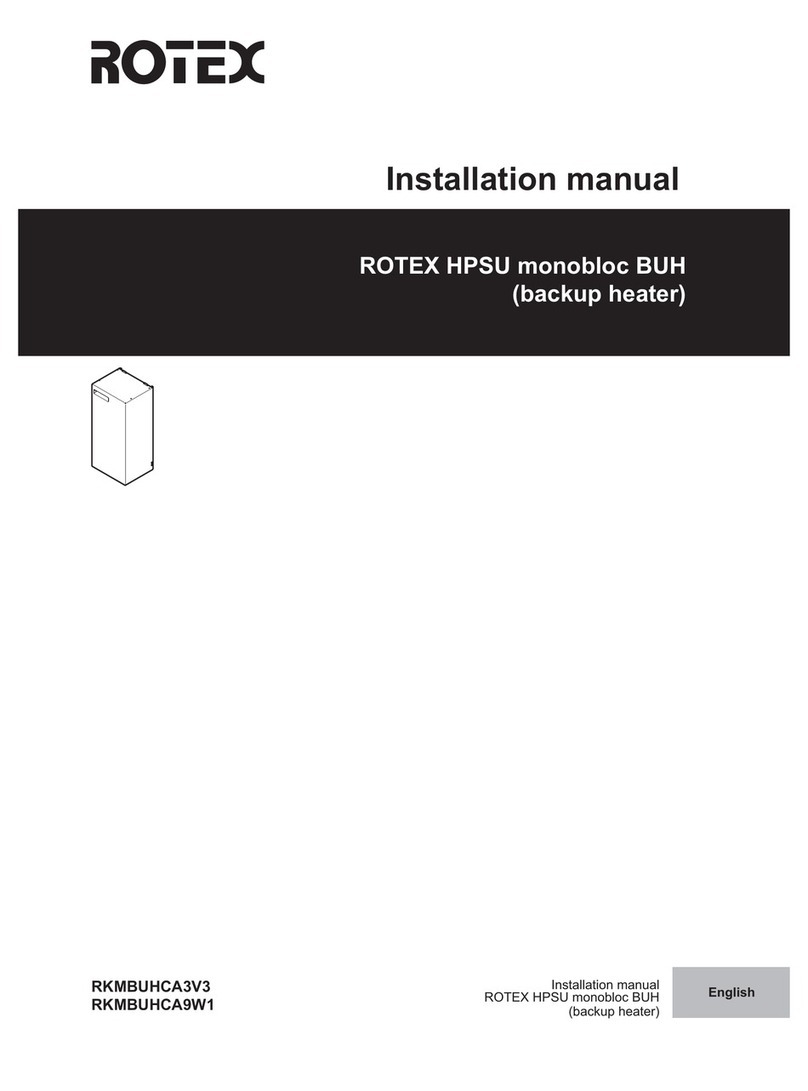 Rotex RKMBUHCA3V3 User manual