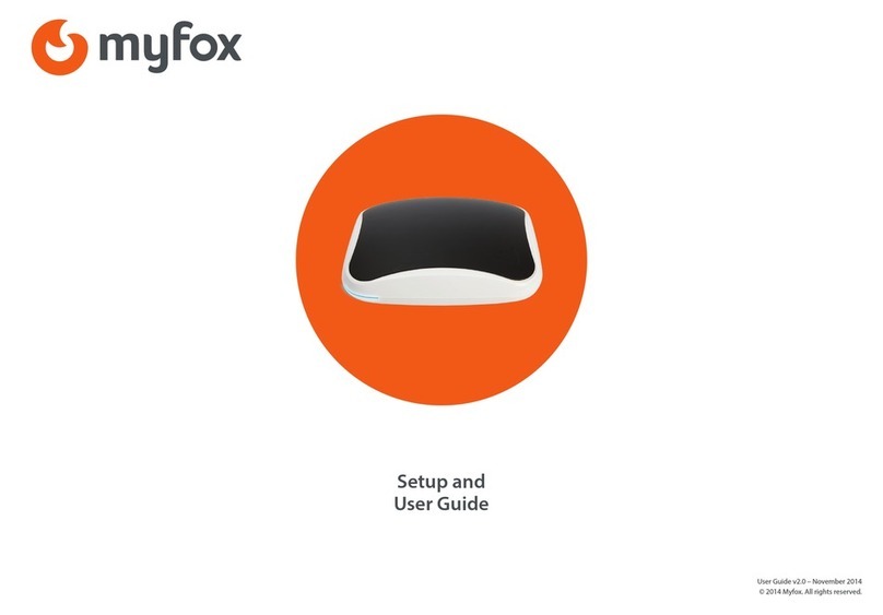 myfox Myfox HC2 Setup and user guide