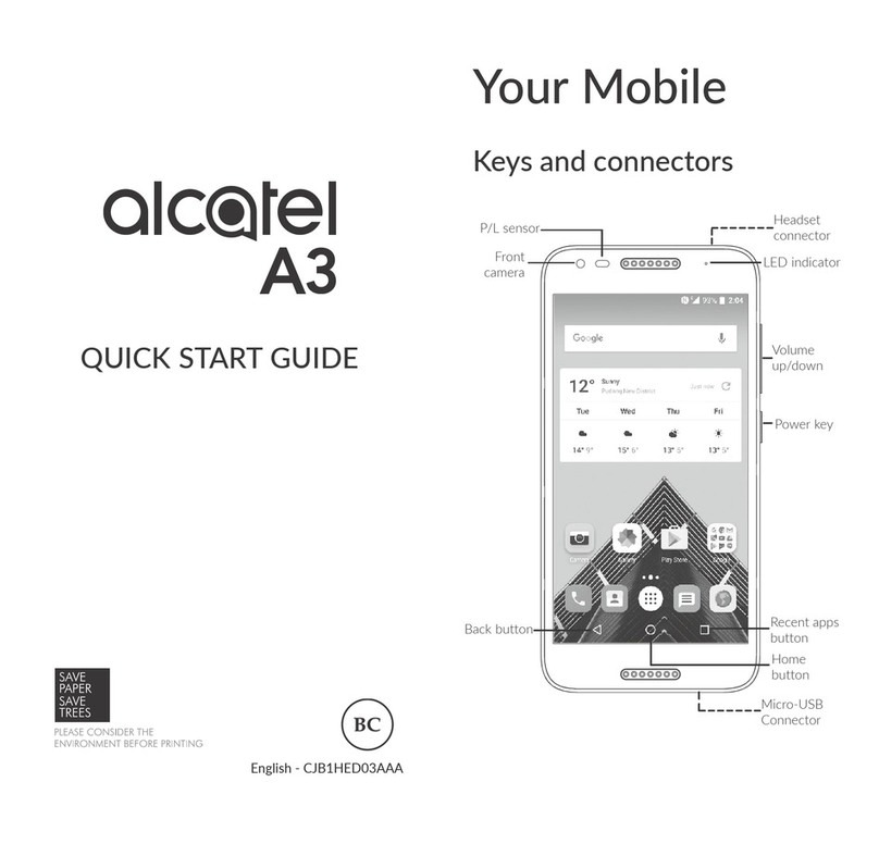 Alcatel A3 User manual