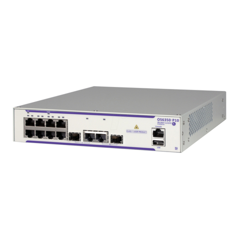 Alcatel-Lucent OmniSwitch 6350 Installation manual
