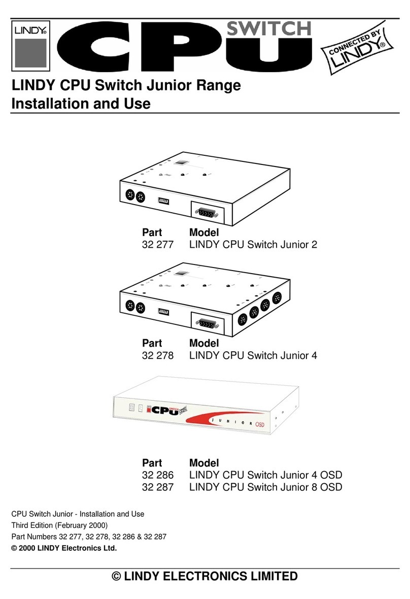 Lindy 32 277 Quick start guide Lindy 32 277 Quick start guide