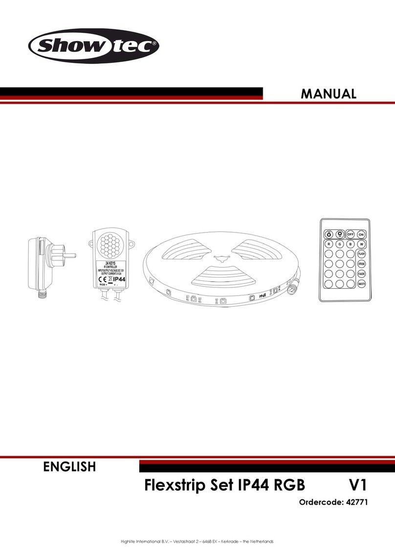 Show Tec FLEXSTRIP SET IP4RGB User manual