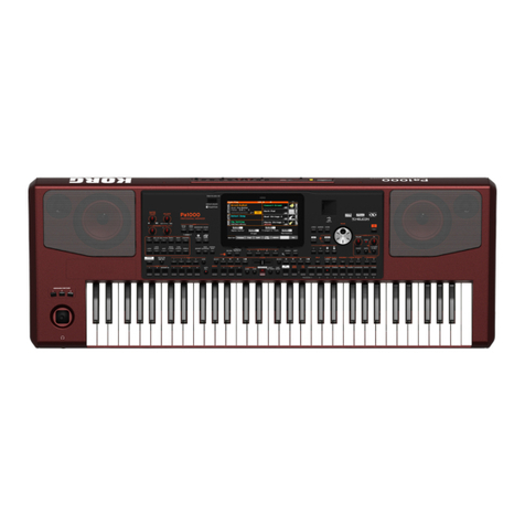 Korg PA1000 User manual