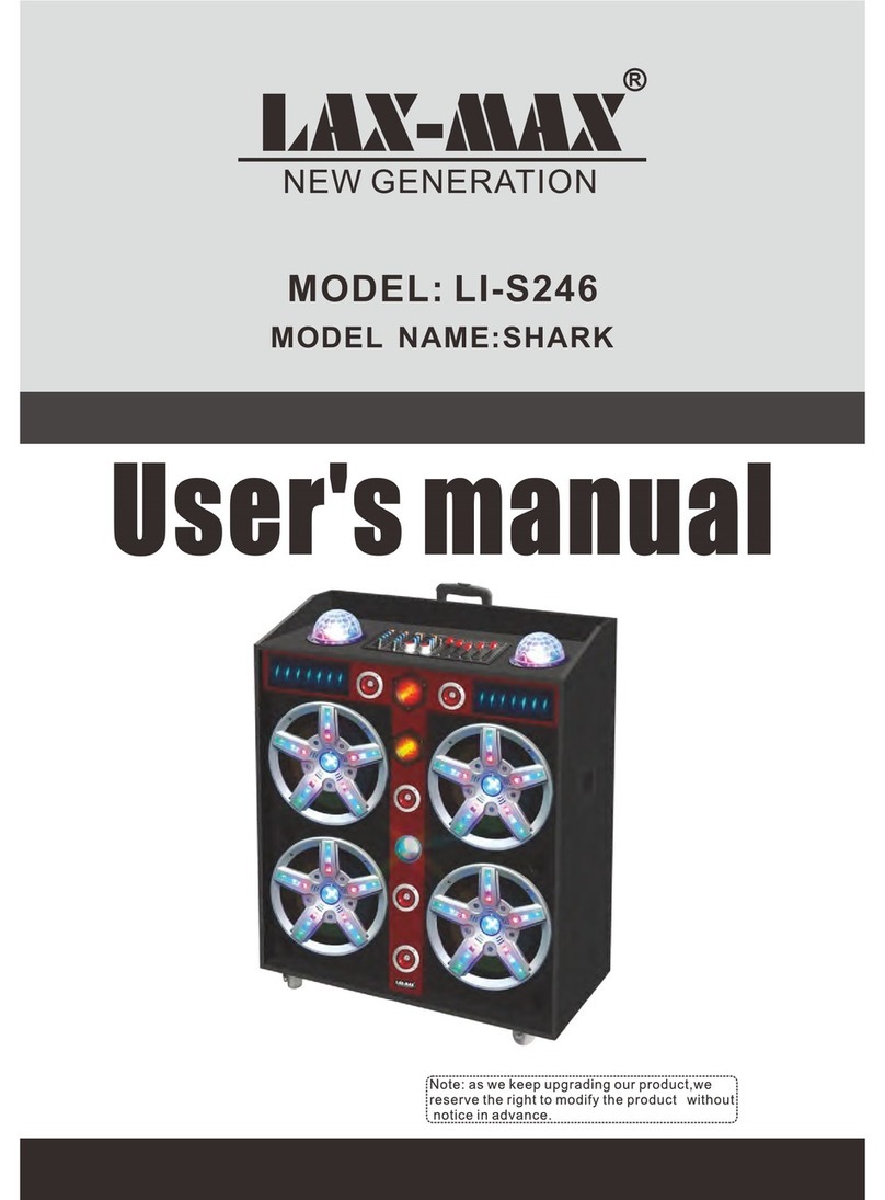 LAX-MAX LI-S246 user manual