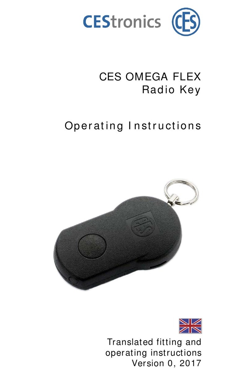 CEStronics CES OMEGA FLEX operating instructions