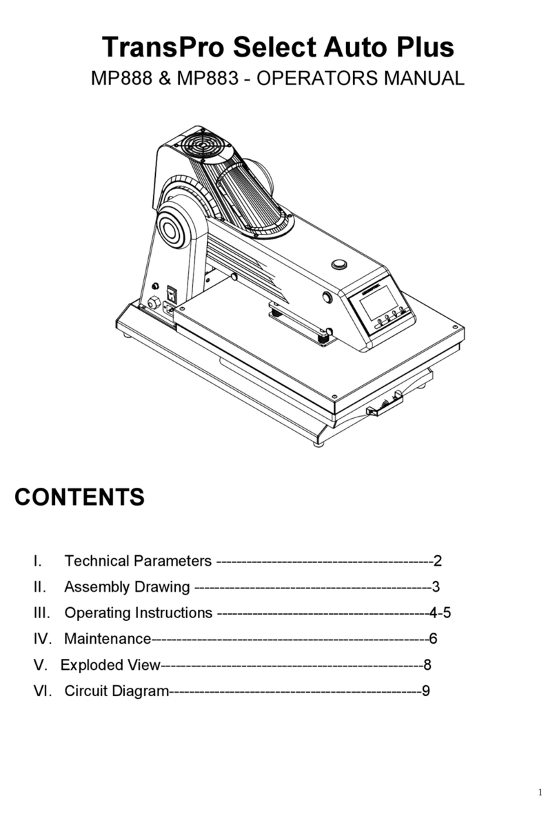 TransPro Select Auto Plus MP888 Operator's manual