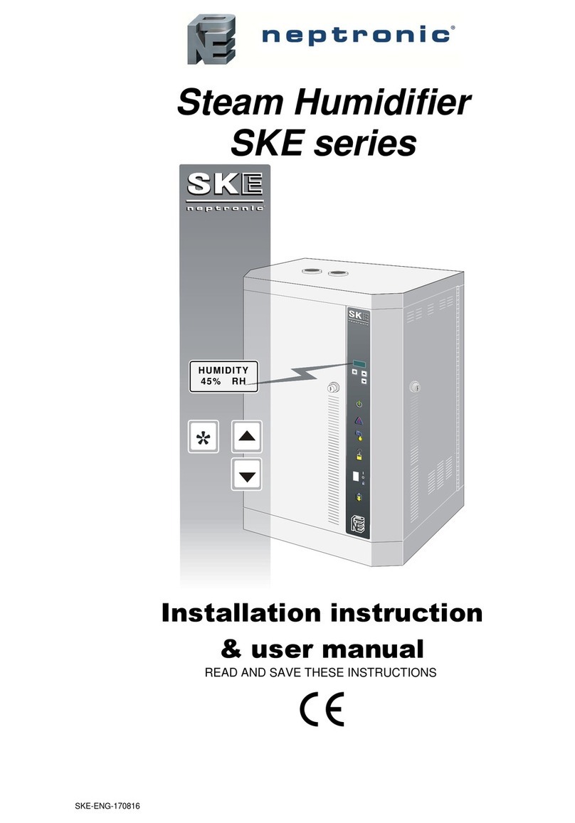 Neptronic SKE SERIES Installation instructions & user manual
