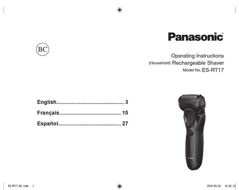 Panasonic ES-RT17 User manual