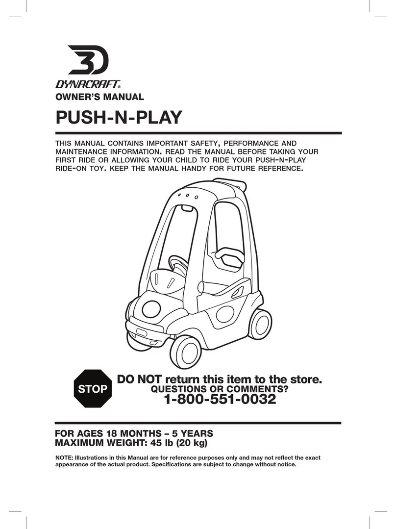 Dynacraft Push- N-Play User manual