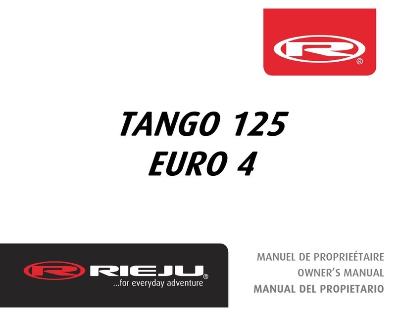 RIEJU Tango 125 E4 owner's manual