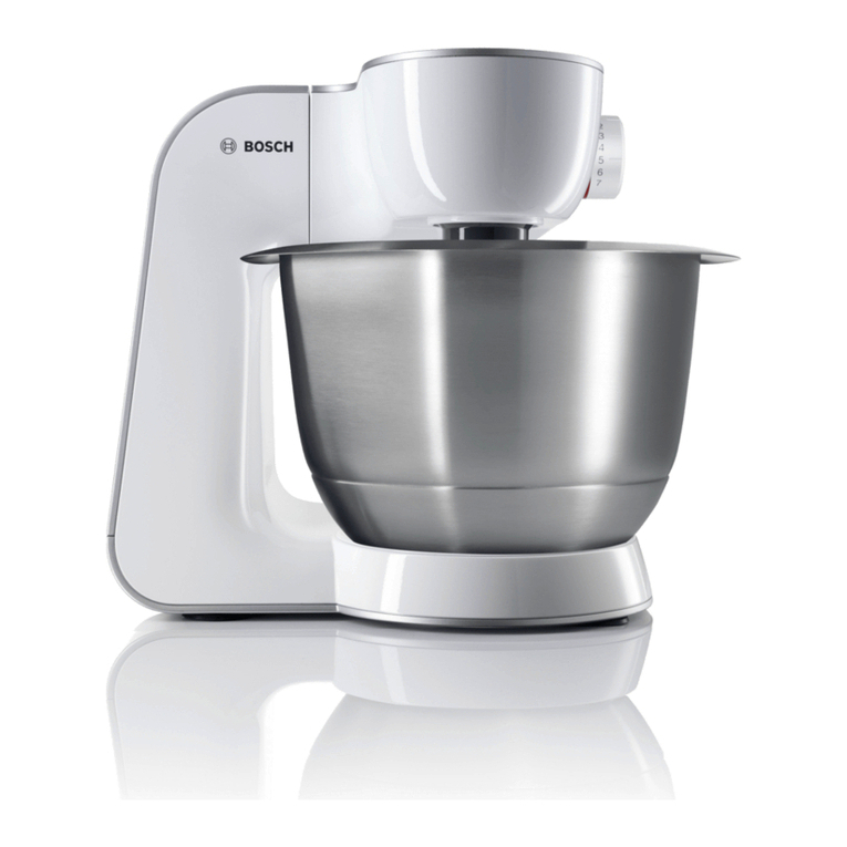 Bosch MUM54230 instruction manual