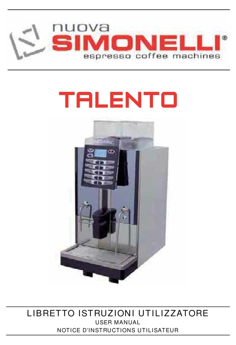 Nuova Simonelli TALENTO user manual