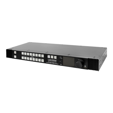 Lightware MX2-8X8-HDMI20-AUDIO User manual