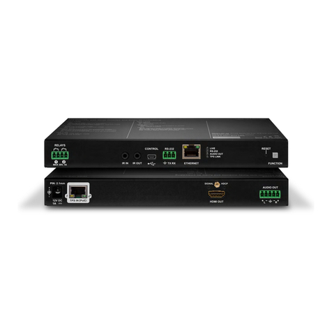 Lightware HDBaseT HDMI-TPS-RX110AY User manual