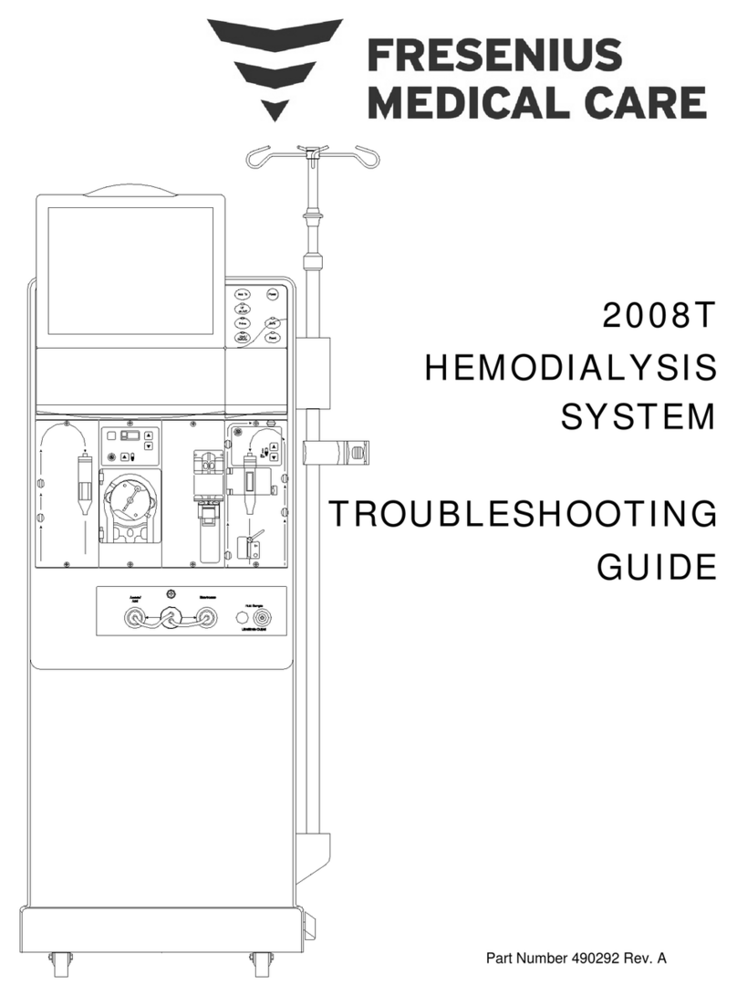 Fresenius Medical Care 2008T BlueStar troubleshooting guide