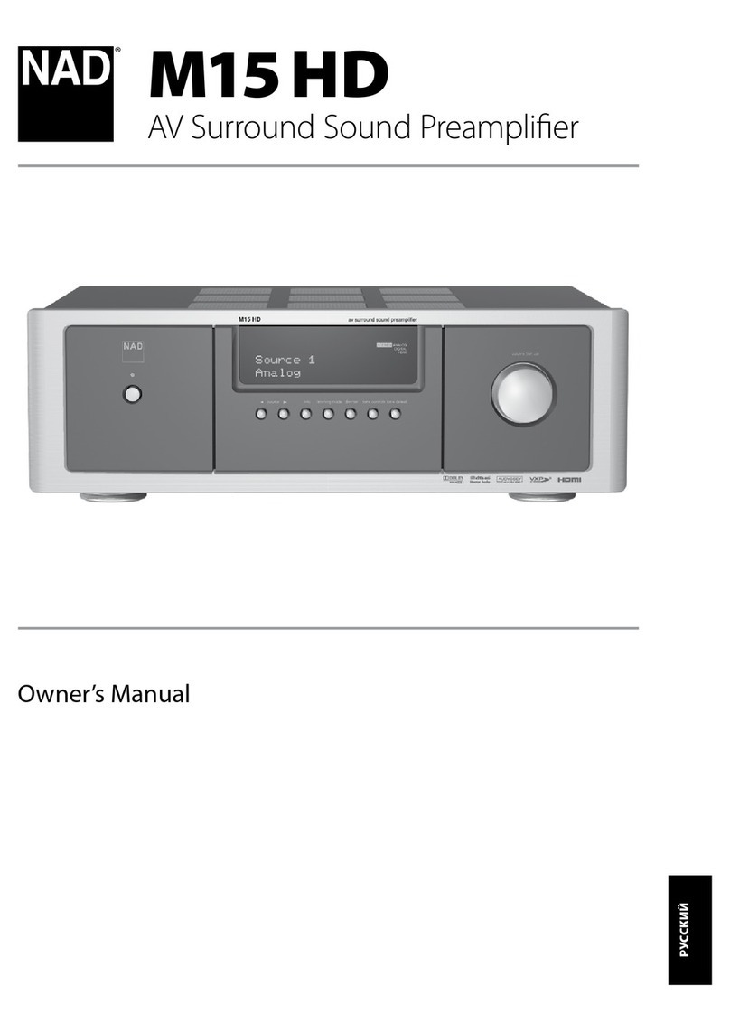 NAD M15HD User manual